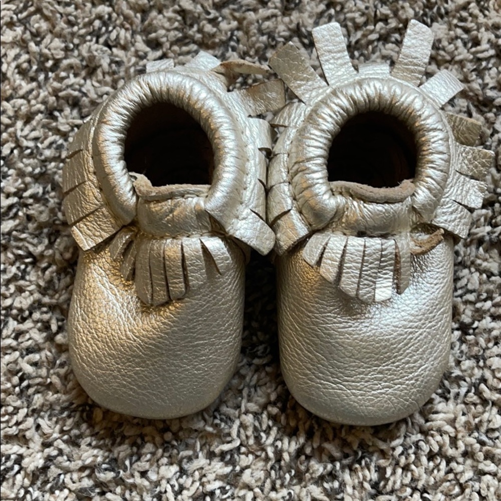 Freshly Picked Gold Moccasins